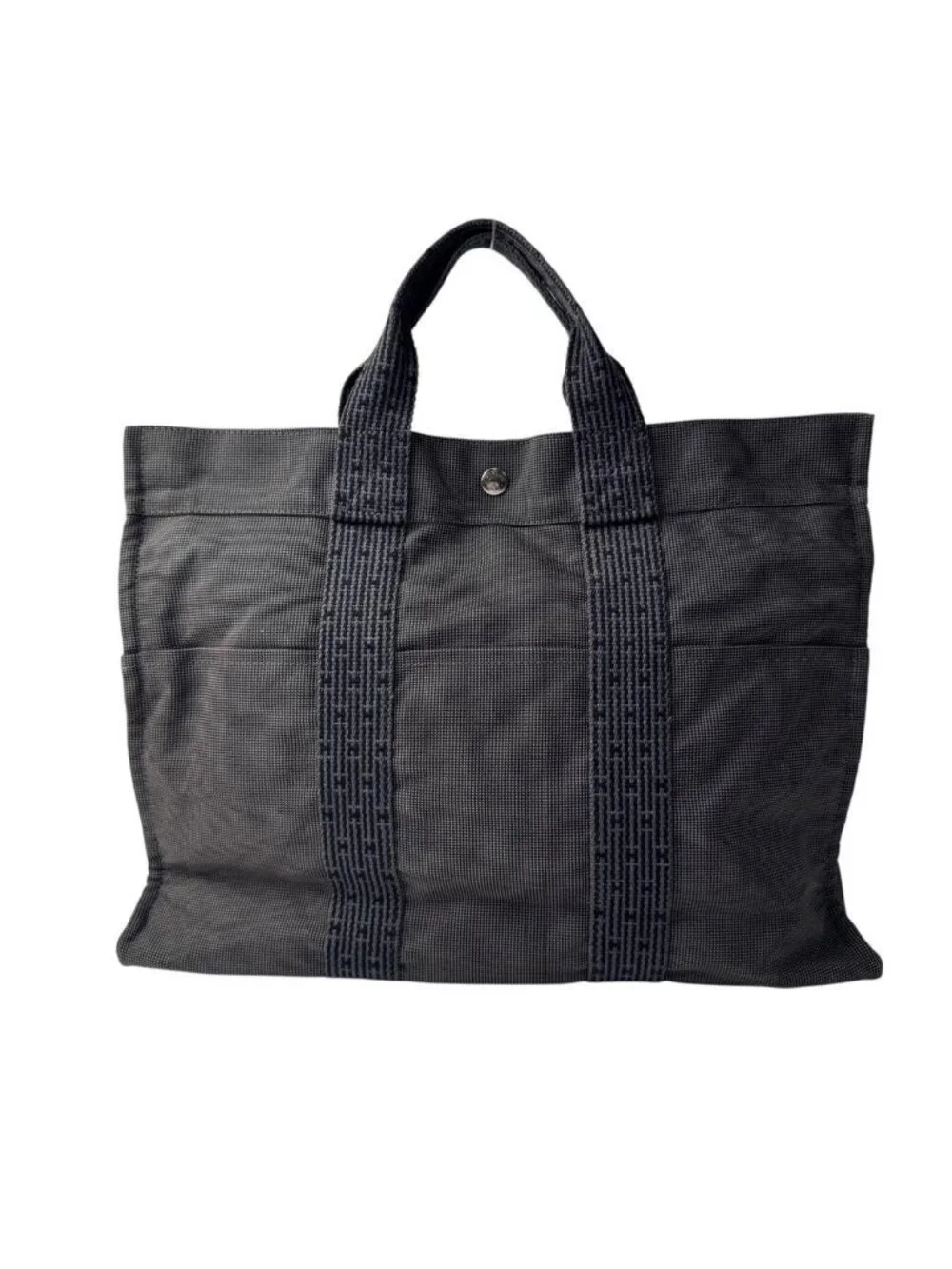 Hermes Her Line Tote MM Gray